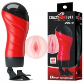 Мастурбатор-вагина Delia с вибрацией и присоской - Baile - в Туле купить с доставкой