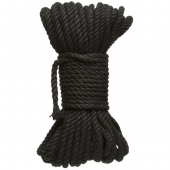 Черная верёвка для связывания и фиксации Bind Tie - 15,24 м. - Doc Johnson - купить с доставкой в Туле