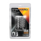 Прозрачная насадка с шипами и шишечками STAY HARD COCK SLEEVE 03 CLEAR - Blush Novelties - в Туле купить с доставкой