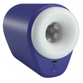 Синий автоматический вибромастурбатор Dj Lady - Baile - в Туле купить с доставкой