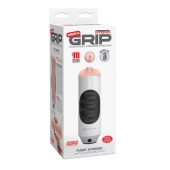 Мастурбатор-вагина Extreme Toyz Mega Grip Vibrating Stroker Mouth - Pipedream - в Туле купить с доставкой