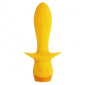 Желтая анальная вибропробка Mellow Yellow - 13,5 см. - Selopa