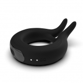 Черное эрекционное кольцо Marry Me Rechargeable Vibrating Cockring - Adrien Lastic - в Туле купить с доставкой