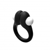 Черное эрекционное кольцо Zippy Vibrating Ring With Bullet - Adrien Lastic - в Туле купить с доставкой