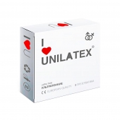 Ультратонкие презервативы Unilatex Ultra Thin - 3 шт. - Unilatex - купить с доставкой в Туле