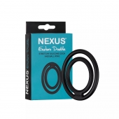 Черное двойное эрекционное кольцо Nexus Enduro Double - Nexus Range - в Туле купить с доставкой