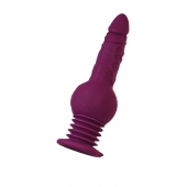 Фиолетовая мини-машина для секса Striker с пультом ДУ - 23,5 см. - ToyFa - купить с доставкой в Туле