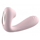 Нежно-розовый L-образный вибратор - 12,3 см. - Secwell