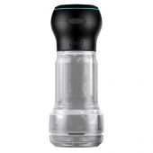 Набор PowerBlow   Feel Pocket Stroker Crystal: мастурбатор и интерактивная насадка - Kiiroo - в Туле купить с доставкой