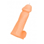 Оранжевая сувенирная свеча «Пенис» - Pecado - купить с доставкой в Туле