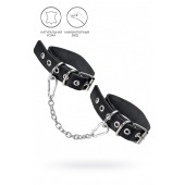 Черные оковы из одного ремешка с люверсами - Pecado - купить с доставкой в Туле