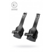 Черные подвесы с белой строчкой - Pecado - купить с доставкой в Туле