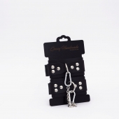 Черные кожаные наручники с регулируемыми ремешками - Crazy Handmade - купить с доставкой в Туле