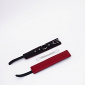 Черно-красные кожаные оковы - Crazy Handmade - купить с доставкой в Туле