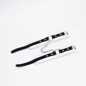 Бело-красные кожаные оковы - Crazy Handmade - купить с доставкой в Туле