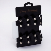 Черные кожаные наручники из звеньев - Crazy Handmade - купить с доставкой в Туле