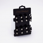 Черные кожаные оковы из звеньев - Crazy Handmade - купить с доставкой в Туле