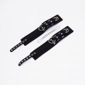 Черные кожаные оковы Sex - Crazy Handmade - купить с доставкой в Туле