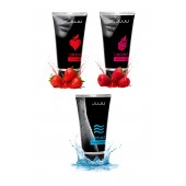 Набор из 3 лубрикантов JUJU (увлажняющий, клубника, малина) - JuJu - купить с доставкой в Туле