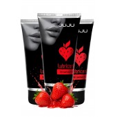 Набор из 3 съедобных лубрикантов JUJU со вкусом клубники - JuJu - купить с доставкой в Туле