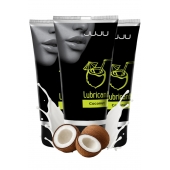 Набор из 3 съедобных лубрикантов JUJU со вкусом кокоса - JuJu - купить с доставкой в Туле