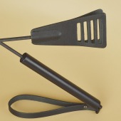 Черный кожаный стек «Сириус» - 60 см. - Sitabella - купить с доставкой в Туле