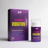 Стимулирующий гель с эффектом вибрации Blackberry Vibration - 15 мл. - INTT - купить с доставкой в Туле