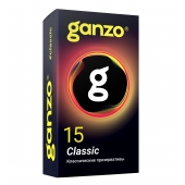 Классические презервативы с обильной смазкой Ganzo Classic - 15 шт. - Ganzo - купить с доставкой в Туле
