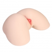 Мастурбатор-полуторс с двойным слоем материала и вибрацией Jenny Onahole Real Hips - KOKOS - в Туле купить с доставкой