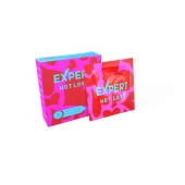 Презервативы с разогревающим эффектом Expert Hot Love - 3 шт. - Expert - купить с доставкой в Туле