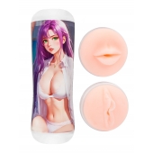 Двусторонний мастурбатор аниме - ротик и вагина - Tokyo Style - в Туле купить с доставкой