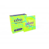 Ультратонкие презервативы Expert Invisible - 3 шт. - Expert - купить с доставкой в Туле