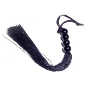 Черная силиконовая плеть - 37 см. - Boys of Toys - купить с доставкой в Туле