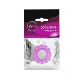 Лиловое эрекционное кольцо с 2 рядами стимулирующих шариков - Erowoman-Eroman - в Туле купить с доставкой