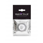 Эластичное эрекционное кольцо с длинными черными «ресничками» - Sextaz - в Туле купить с доставкой