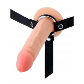 Мужской полый страпон на регулируемых ремнях - 18,5 см. - Sex Expert - купить с доставкой в Туле