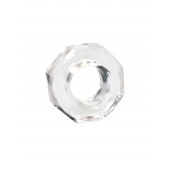 Прозрачное эрекционное кольцо в форме гайки - Sex Expert - в Туле купить с доставкой