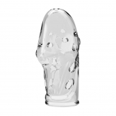 Прозрачная насадка на пенис Booker - 8 см. - Baile - в Туле купить с доставкой