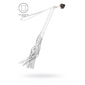 Белая кожаная плеть - 50 см. - Pecado - купить с доставкой в Туле