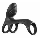 Черная насадка на пенис Ultimate Couples Cage Pro - Pipedream - в Туле купить с доставкой