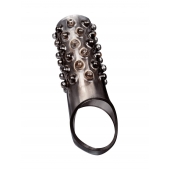 Дымчатая насадка на пенис с выпуклостями - 12 см. - Sex Expert - в Туле купить с доставкой