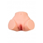 Телесный реалистичный мастурбатор-полуторс с 2 любовными входами - No Name - в Туле купить с доставкой