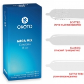 Презервативы OKOTO Mega Mix - 18 шт. - Sitabella - купить с доставкой в Туле