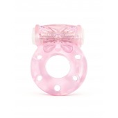 Розовое эрекционное виброкольцо с бабочкой - 1137 - в Туле купить с доставкой