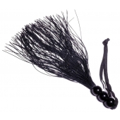 Черная силиконовая плетка - 25,4 см. - Boys of Toys - купить с доставкой в Туле