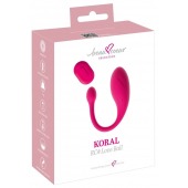 Розовое виброяйцо KORAL RC Love Ball - Orion