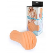 Эластичный мастурбатор в виде вагины телесного цвета - Sexy Girl - в Туле купить с доставкой