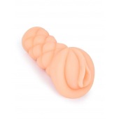 Телесный мастурбатор-вагина с вибропулей и эрекционными кольцами в комплекте - Sexy Girl - в Туле купить с доставкой