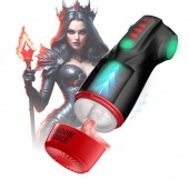 Интерактивный мастурбатор Raven с вакуумом, вибрацией и подсветкой - Shots Media BV - в Туле купить с доставкой