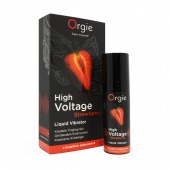 Жидкий вибратор Orgie High Voltage Strawberry - 15 мл. - ORGIE - купить с доставкой в Туле